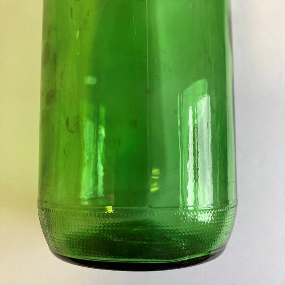 Vintage Argentina Green Glass Bottle with Cap - Picture 12 of 16